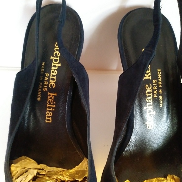 Stephane Kelian Vintage Women Sling Back Shoes - Picture 6 of 7